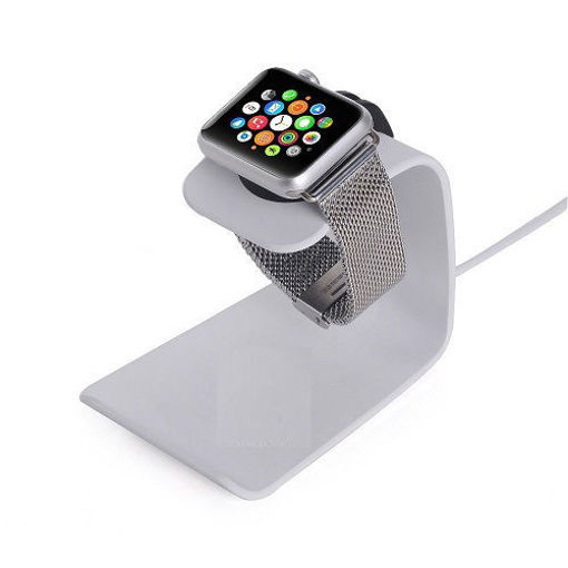 خرید استند شارژ اپل واچ و آیفون Samadi Apple Watch iPhone Aluminium Charging Stand