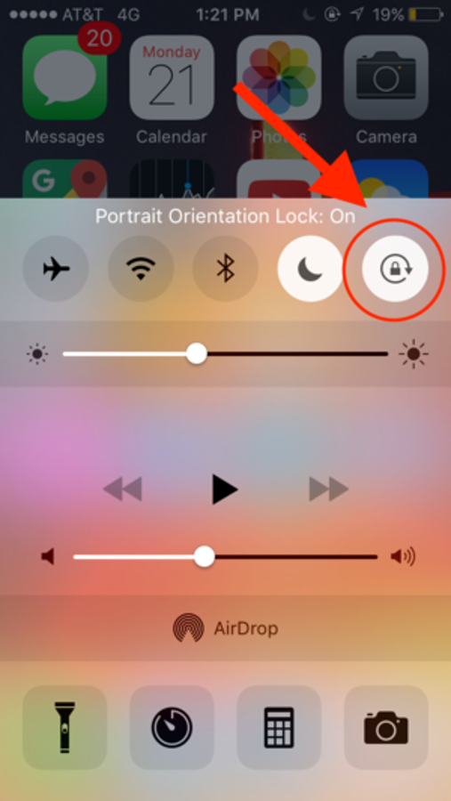 آموزش اپل: جلوگیری از گردش صفحه نمایش iPhone